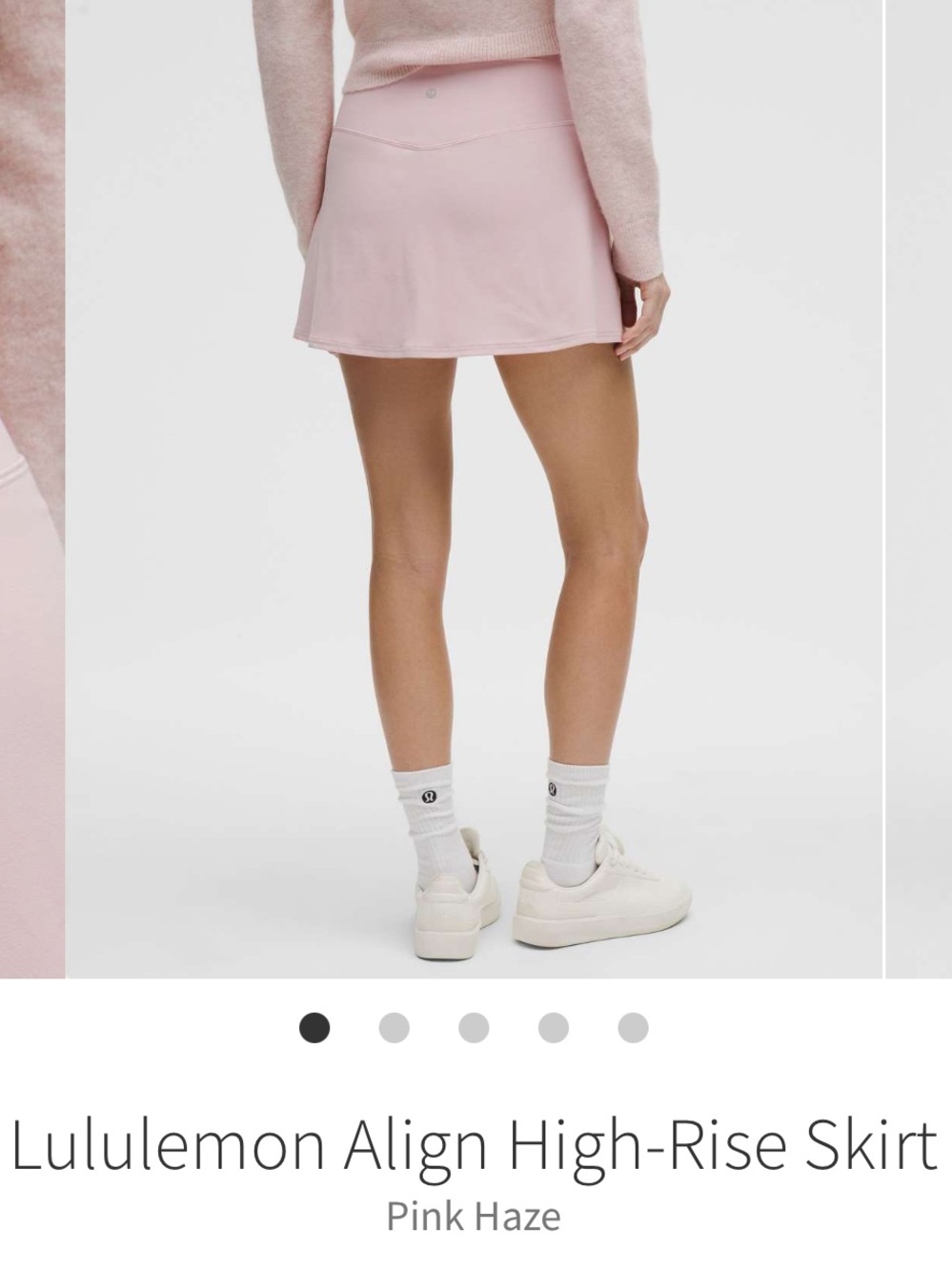 Lululemon align skirt pink 6 NWT